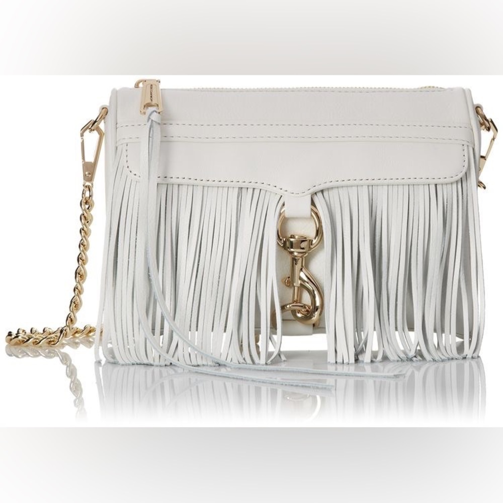 Rebecca Minkoff Fringe Mini Mac Cross-Body Bag